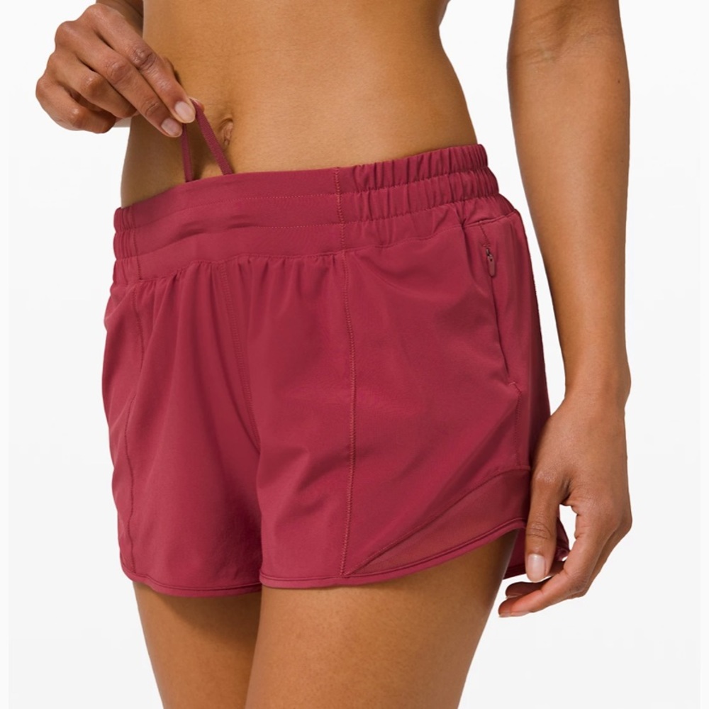 Lululemon Hotty Hot Short 4” * Chianti - Picture 2 of 6